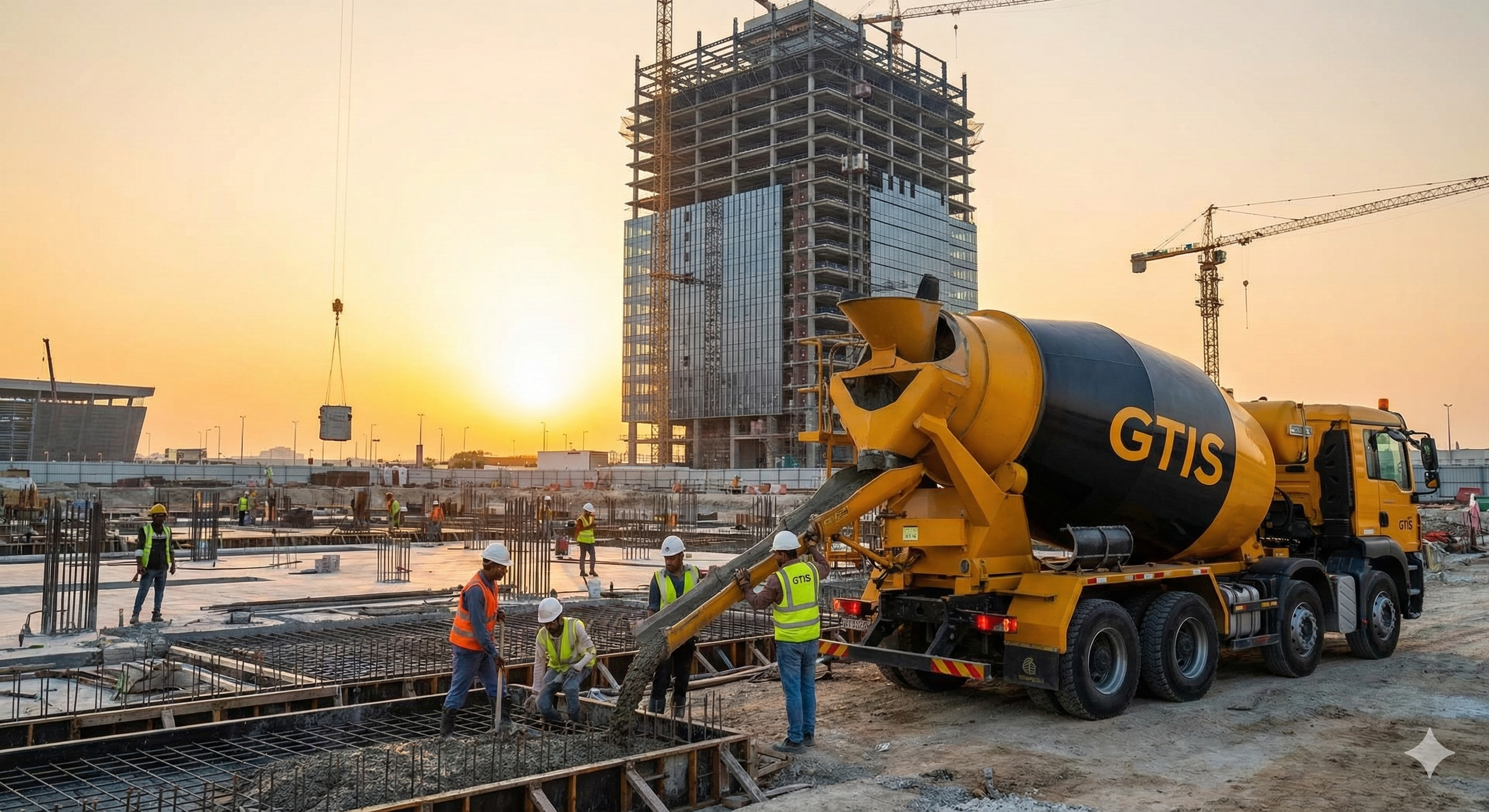 GTIS building materials and cement supply in the UAE